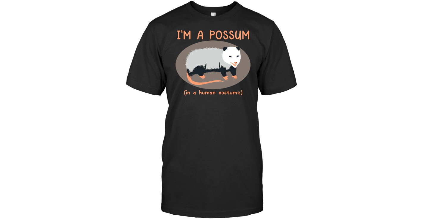 Funny Opossum Possum Costume Tshirt