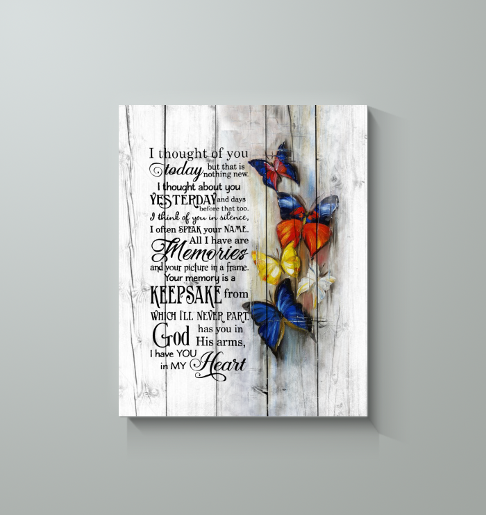 I Thought Of You Today Valentine S Day Canvas Art