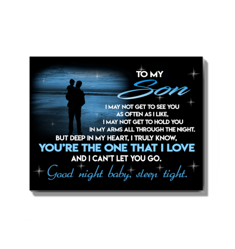 Good Night Baby Sleep Tight Birthday Gift For Son From Dad Good Night Baby Sleep Tight Birthday Gift For Son From Dad