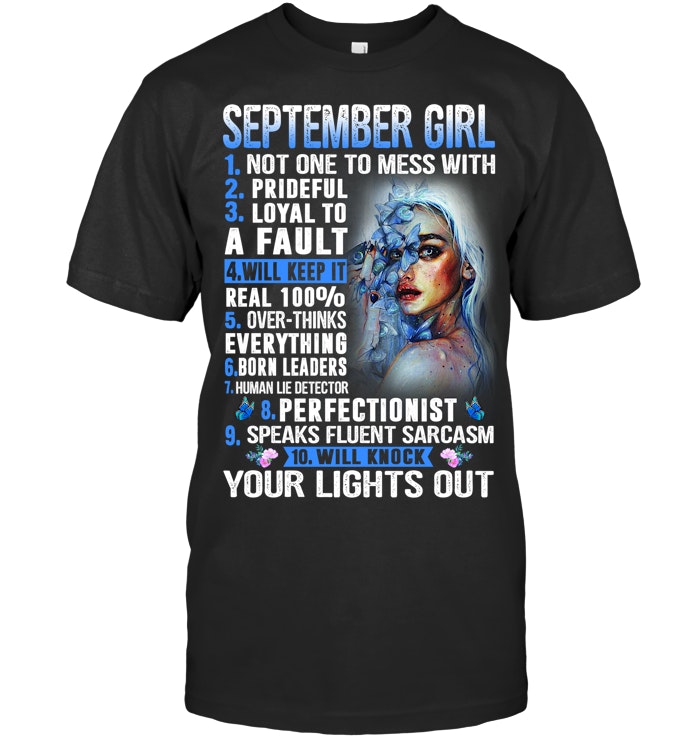 September Girl Funny Facts WDE06 Unisex Short Sleeve Classic Tee