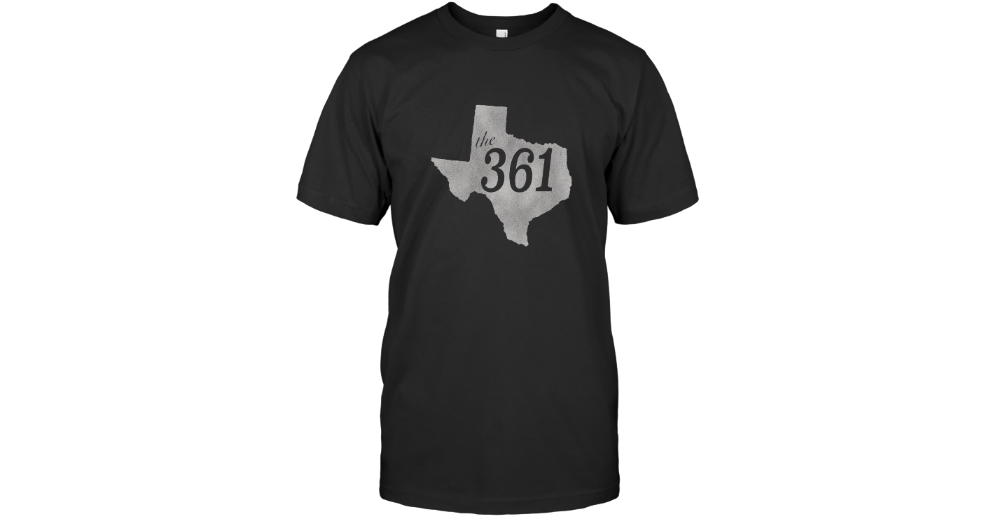 361 Victoria Texas Area Code T Shirt.png