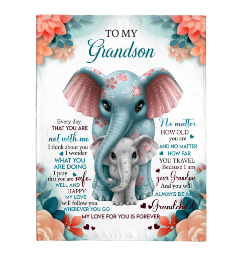 To My Grandson From Grandpa Blanket Kenny Tran Designs To My Grandson From Grandpa Blanket Kenny Tran Designs